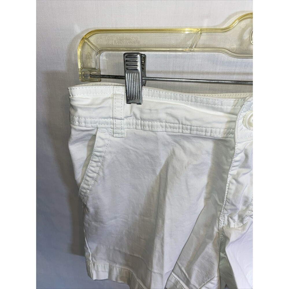 Falls Creek Sport Shorts Women's Size 6 White Zip Fly Pockets Belt Loops - Picture 5 of 12